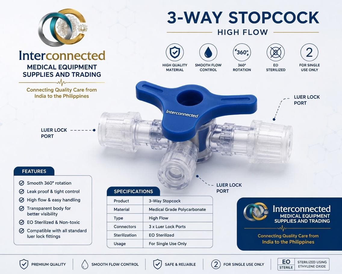 3 Way Stop Cock