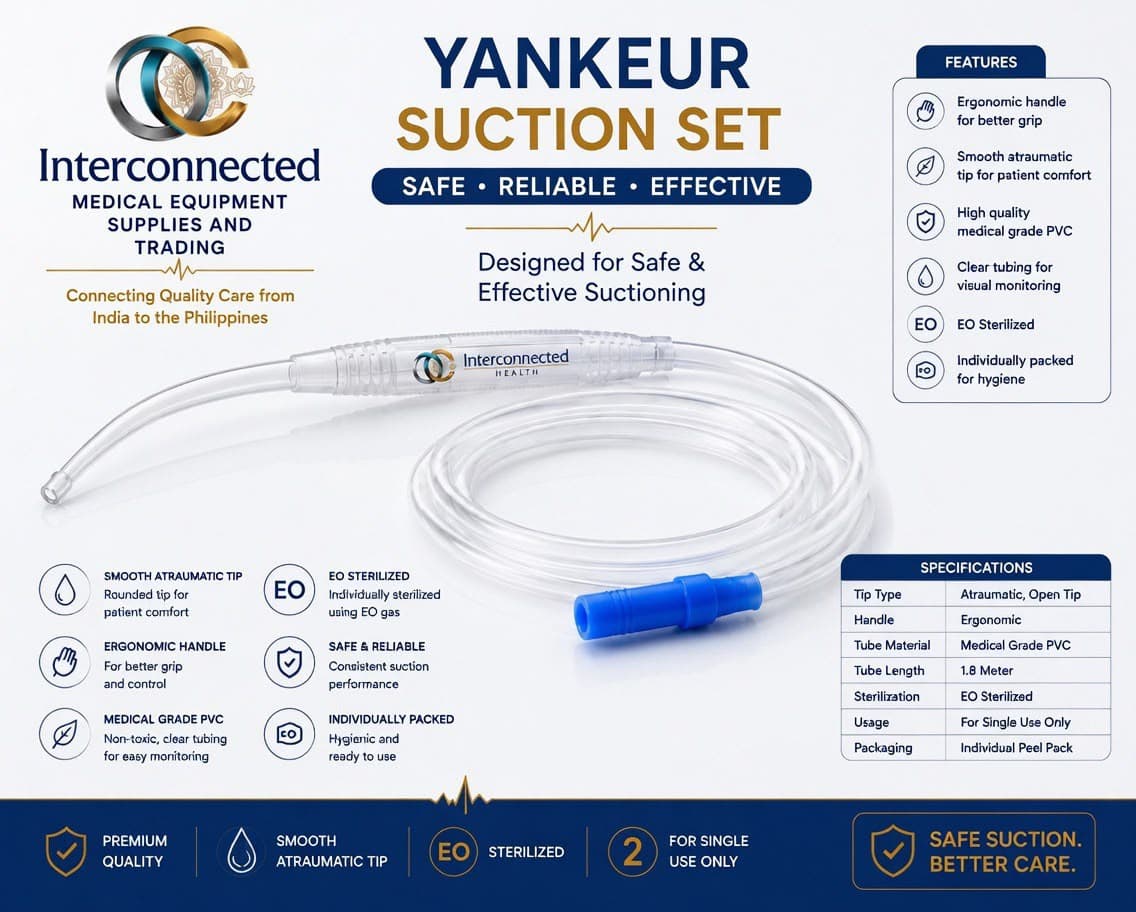 Yankauer Suction Set